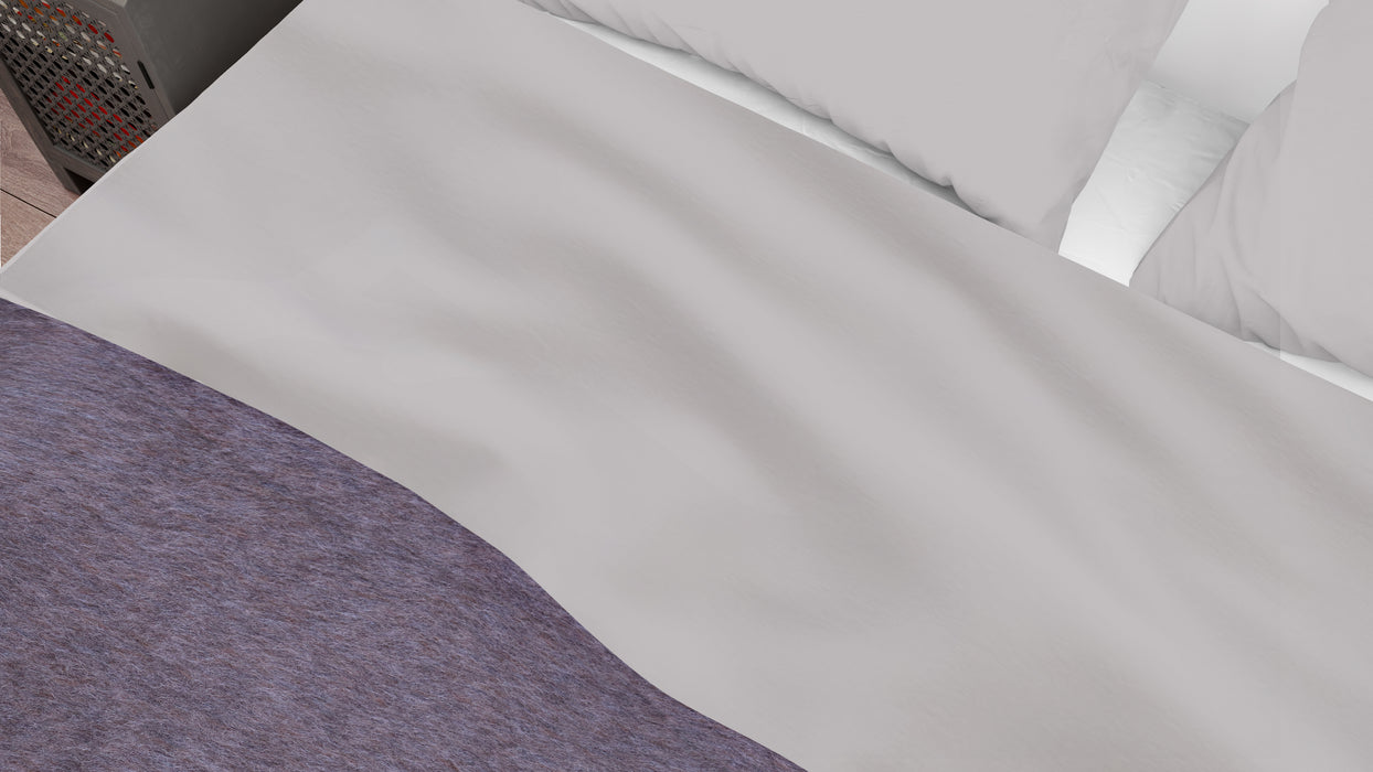 Bovenlaken - Passion - Flanel super soft - Silver