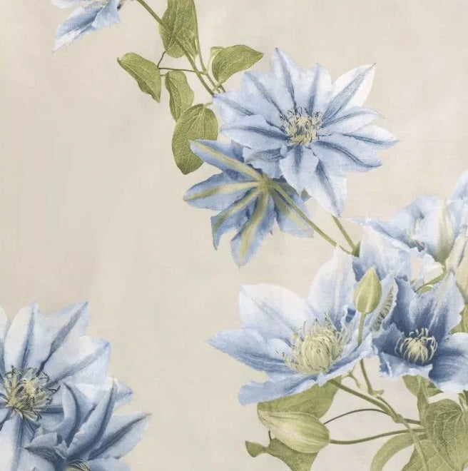 Dekbedovertrek - Signoria - Clematis - Pearl/blue