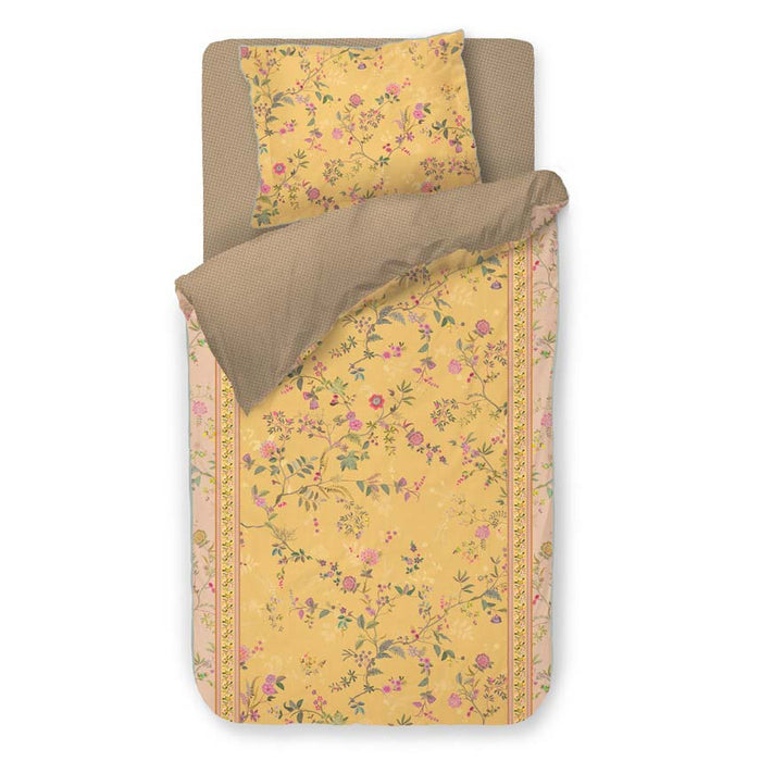 Dekbedovertrek - Pip studio - Bodhi flower - Yellow