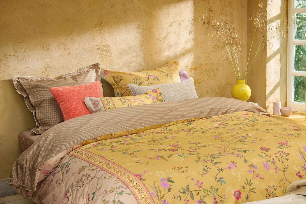Dekbedovertrek - Pip studio - Bodhi flower - Yellow
