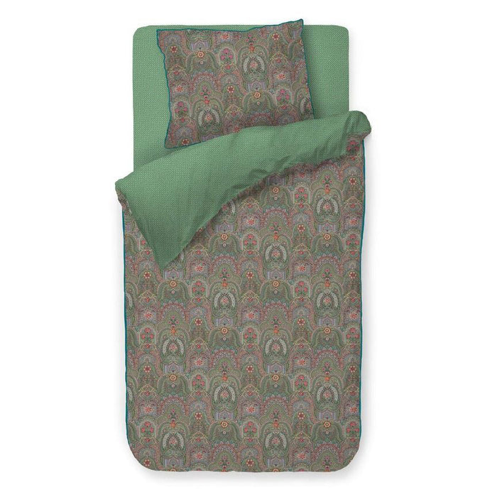 Dekbedovertrek - Pip studio - Little jabali - Green