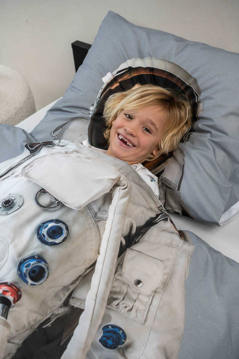 Dekbedovertrek - Snurk - Astronaut - Grey