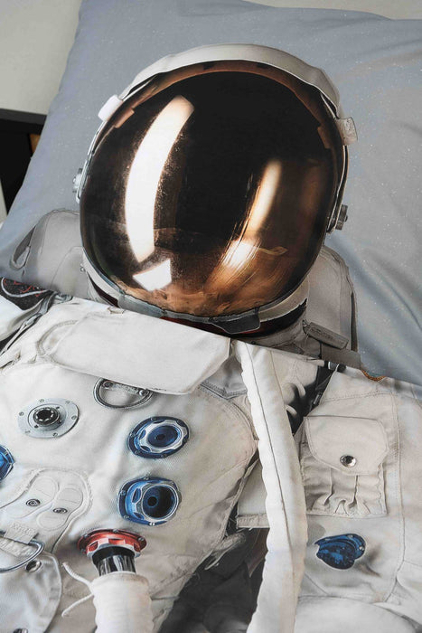 Dekbedovertrek - Snurk - Astronaut - Grey