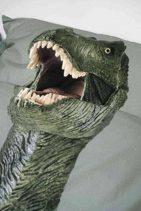 Dekbedovertrek - Snurk - Dino - Jurassic green
