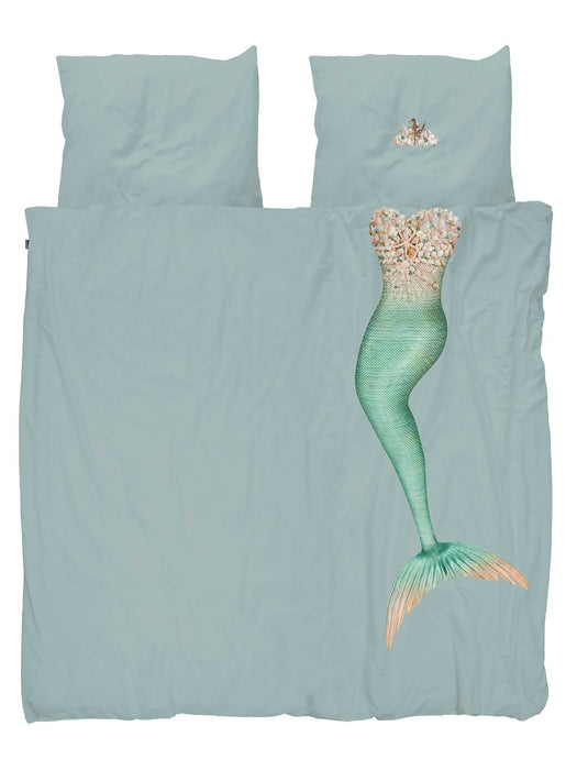 Dekbedovertrek - Snurk - Mermaid - Aqua