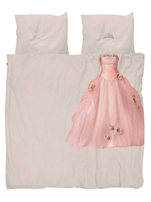 Dekbedovertrek - Snurk - Princes - Pink - Beige