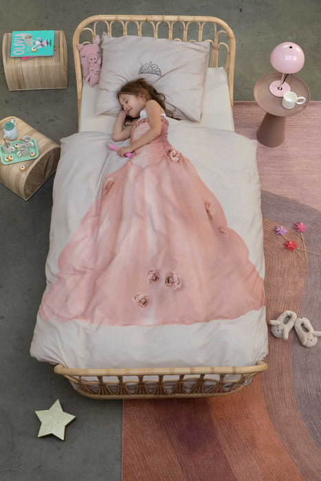 Dekbedovertrek - Snurk - Princes - Pink - Beige