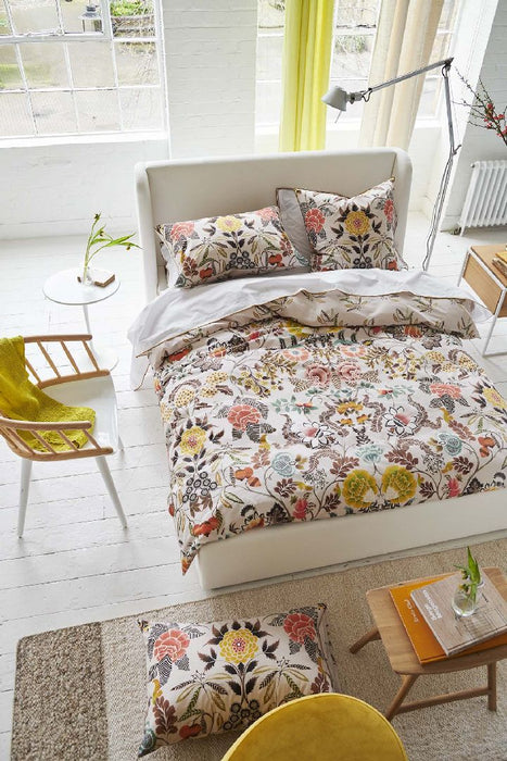 Dekbedovertrek - Designers Guild - Brocart decoratif - Sepia
