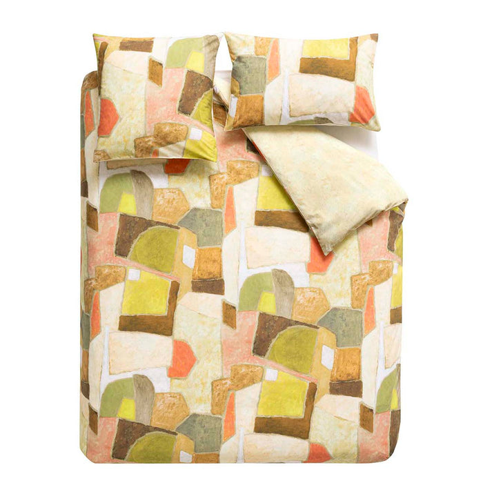 Dekbedovertrek - Designers Guild - Clay collage - Terracotta