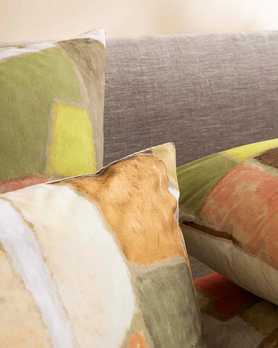 Dekbedovertrek - Designers Guild - Clay collage - Terracotta