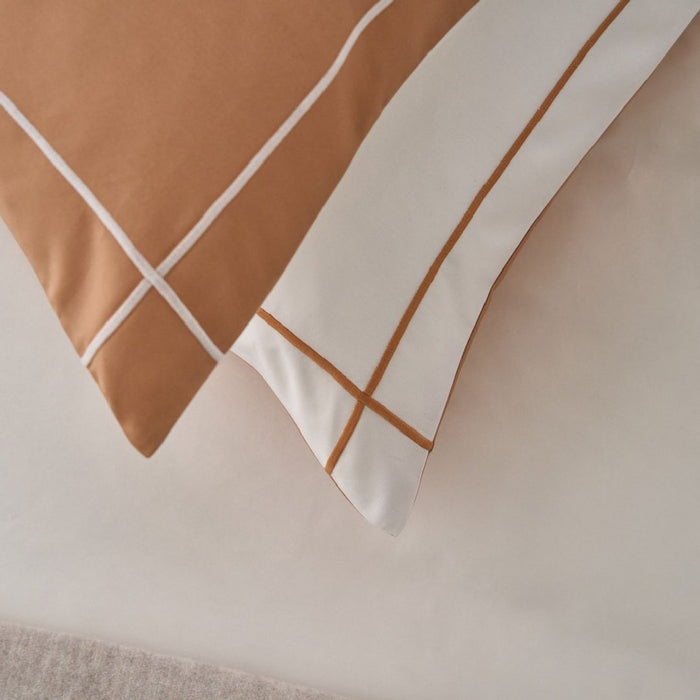 Dekbedovertrek - Nomo - Grace - Apricot/buttermilk