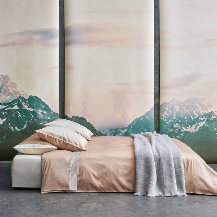 Dekbedovertrek - Nomo - Two toned - Peach/Buttermilk