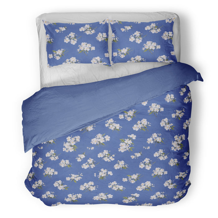 Dekbedovertrek - Signoria - Frangipani - Air force blue
