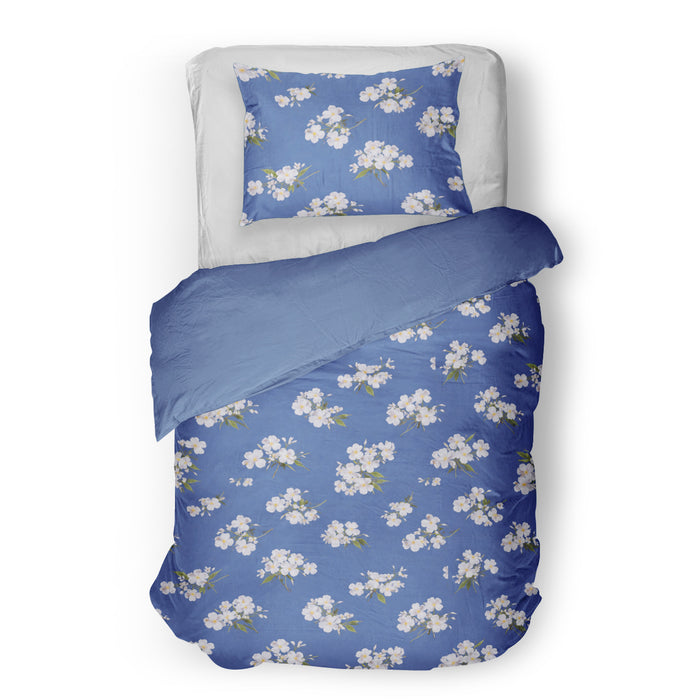 Dekbedovertrek - Signoria - Frangipani - Air force blue