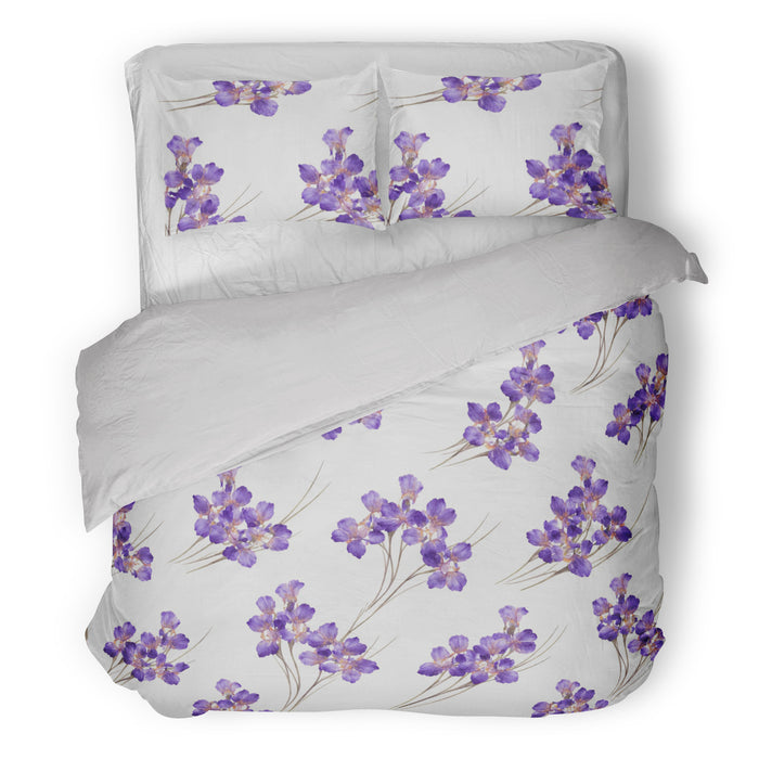 Dekbedovertrek - Signoria - Pantelleria - White/ Lilac