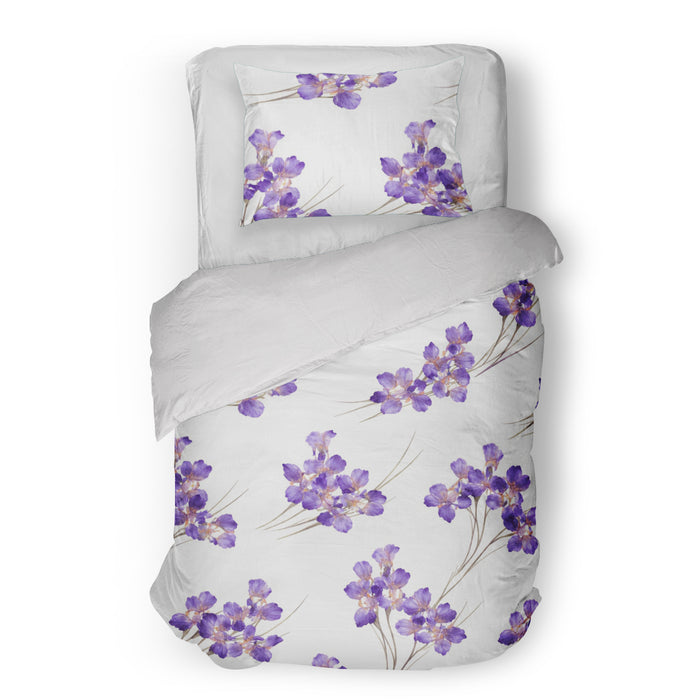 Dekbedovertrek - Signoria - Pantelleria - White/ Lilac