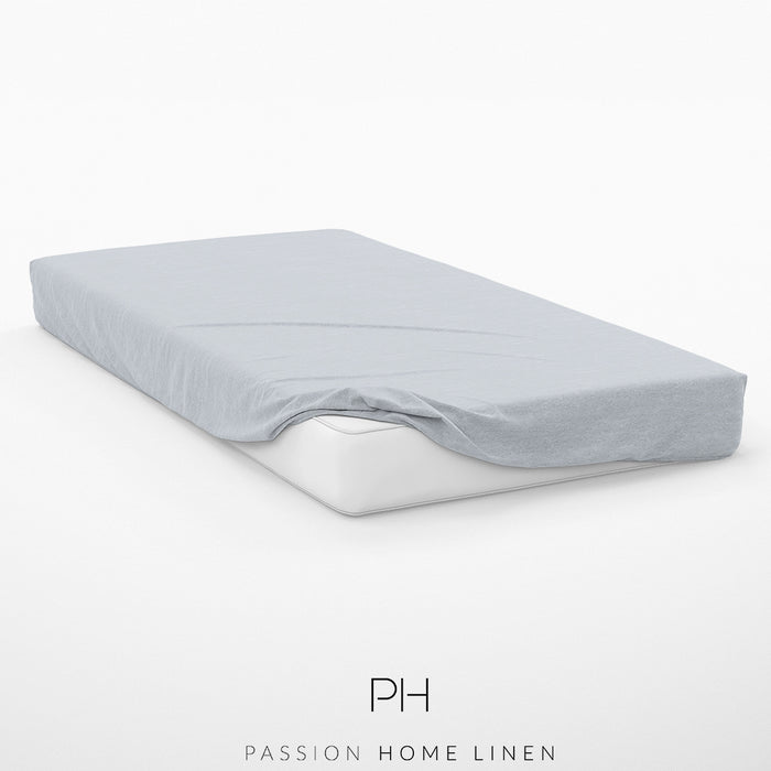 Hoeslaken - Passion - Luxe jersey - Soft blue