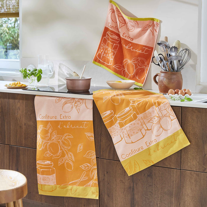 Keukenhanddoek - Coucke - Delice d'abricot