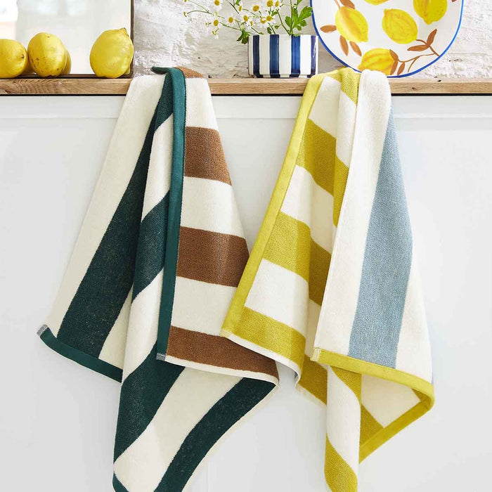 Keukenhanddoek - Coucke - Rivage - Jaune/bleu