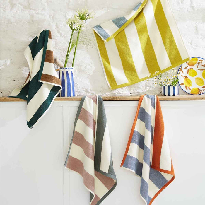 Keukenhanddoek - Coucke - Rivage - Jaune/bleu