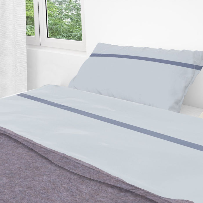 Bovenlaken - Nomo - Pipa satijn - Starlight blue/Deep blue