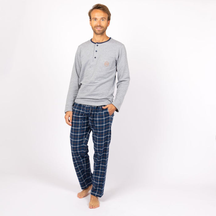 Pyjama - Heren - Christian Cane - Dorian - Grijs