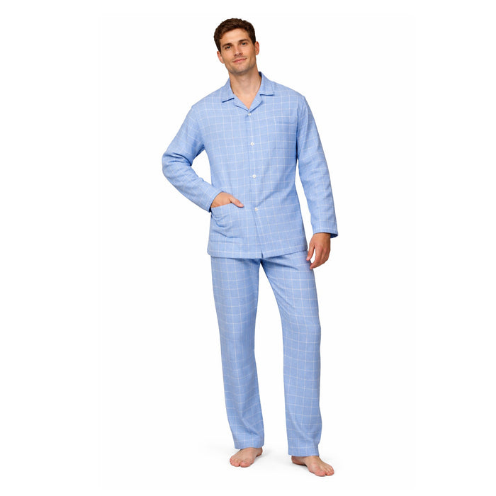 Pyjama - Heren - Novila - Max 8227 - Lichtblauw