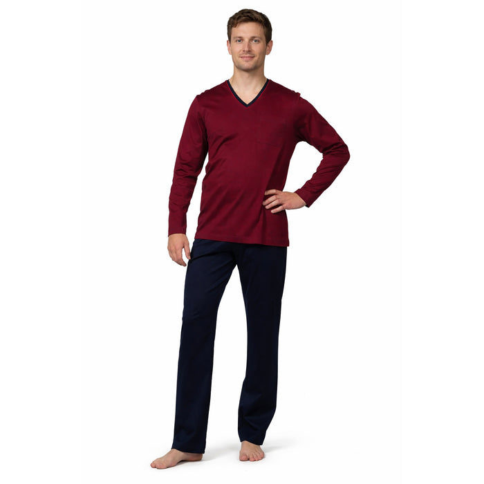 Pyjama - Heren - Novila - Sir 8590 - Bordeaux