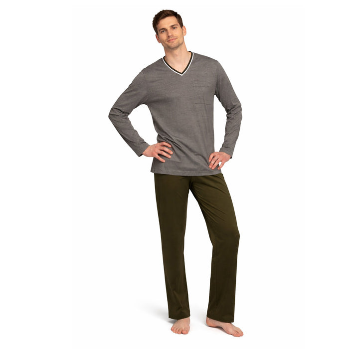 Pyjama - Heren - Novila - Sir 8593 - Olive
