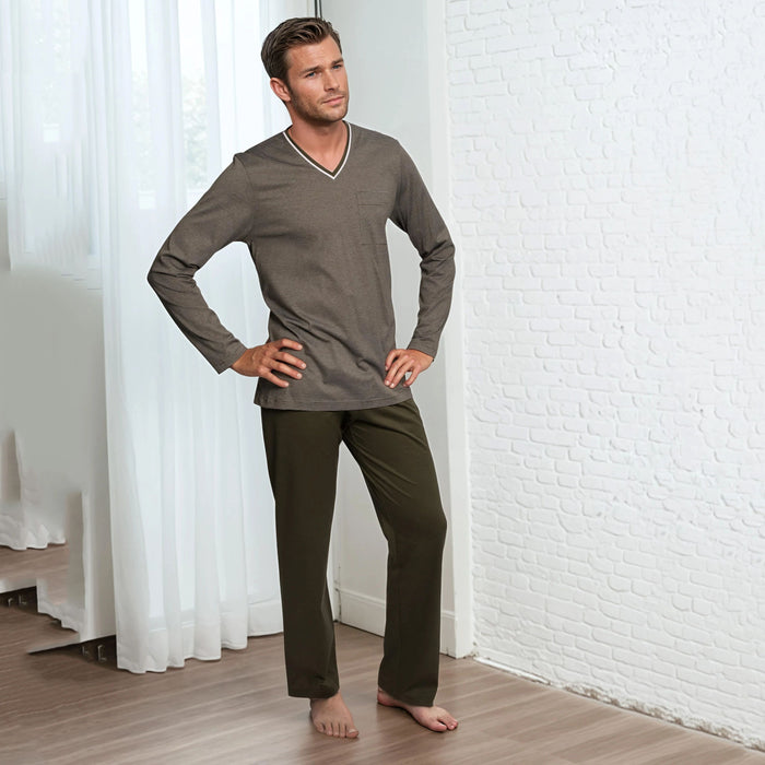 Pyjama - Heren - Novila - Sir 8593 - Olive