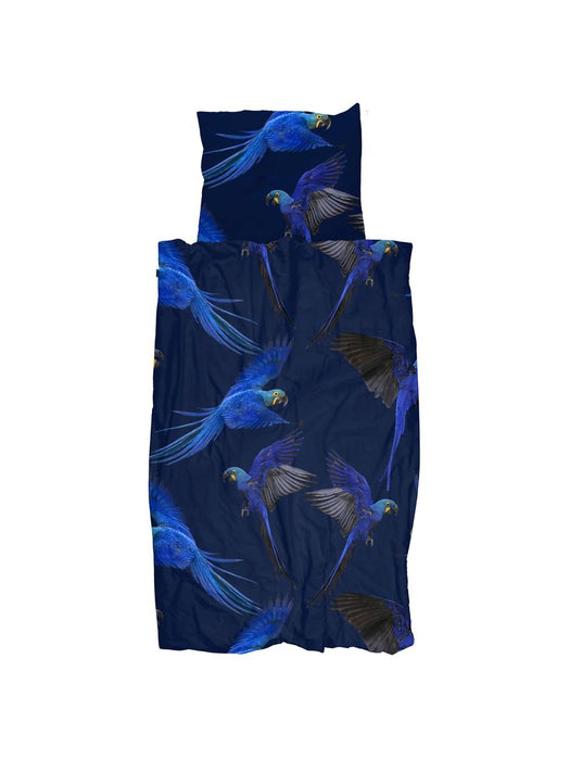 Dekbedovertrek - Snurk - Blue parrot