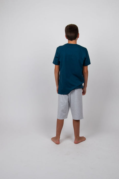 Pyjama - Jongens - Sanetta - Donkerblauw