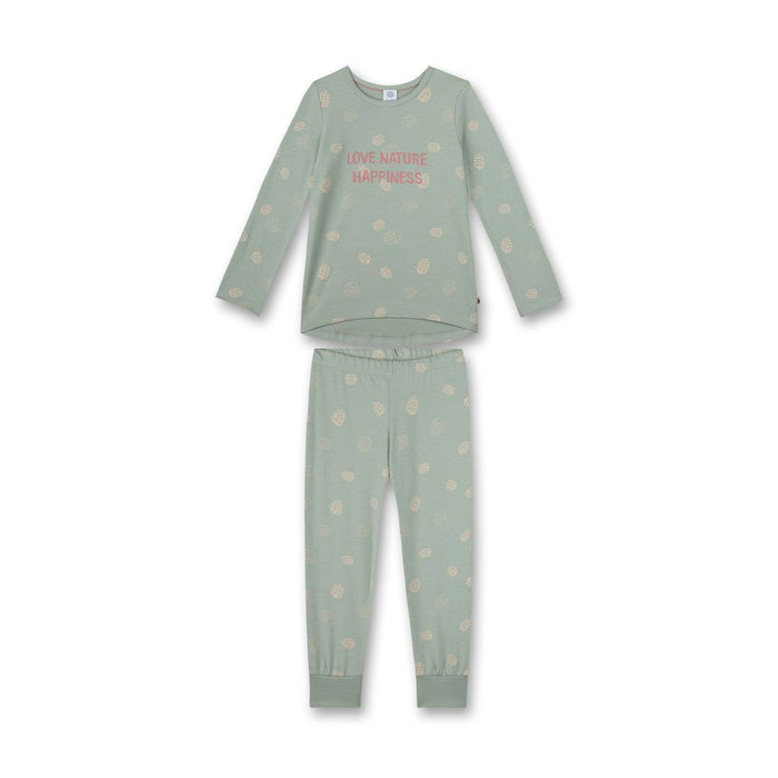Pyjama - Meisjes - Sanetta - Woodlands - Groen