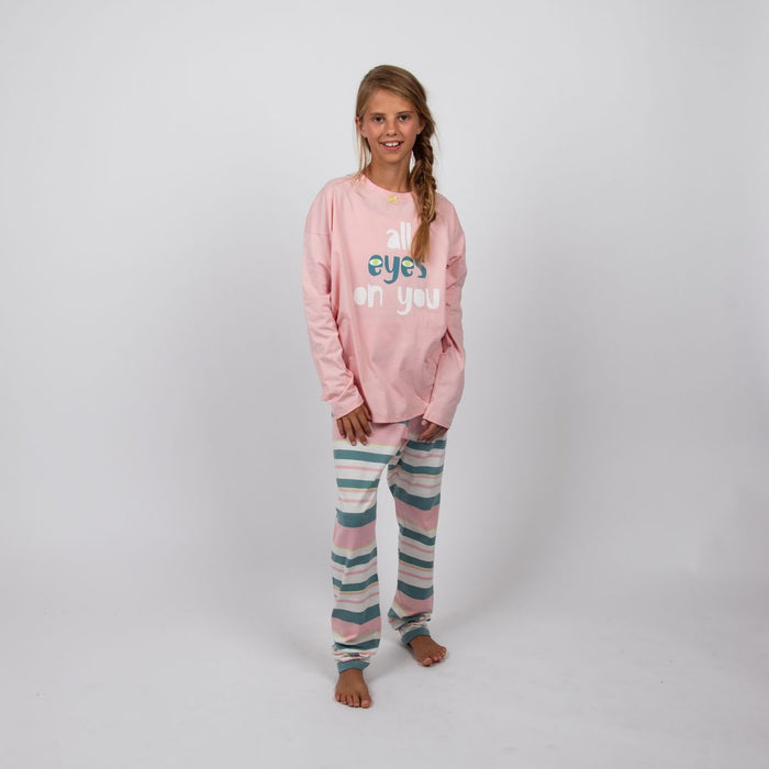 Pyjama - Meisjes - Sanetta - Roos