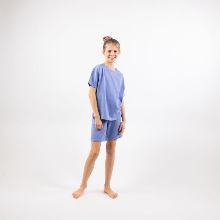 Pyjama - Meisjes - Sanetta - Blauw