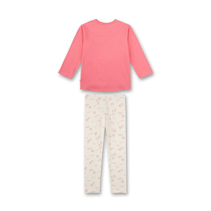 Pyjama - Meisjes - Sanetta - Appels - Roos